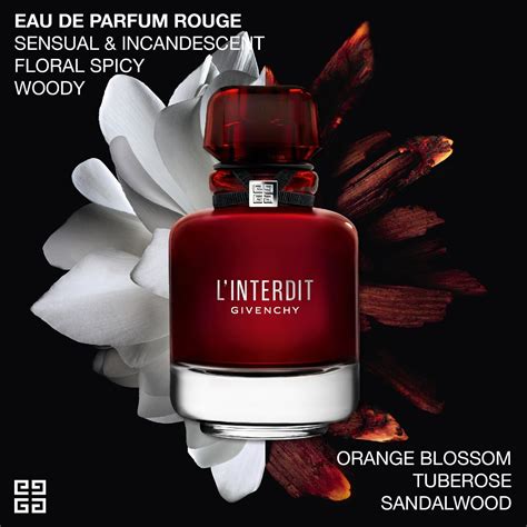 givenchy l'interdit rouge body lotion|Givenchy L'Interdit Eau de Parfum Body Lotion, 6.75.